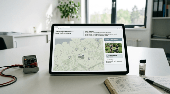 Kollaborationsportale für Forschungsteams