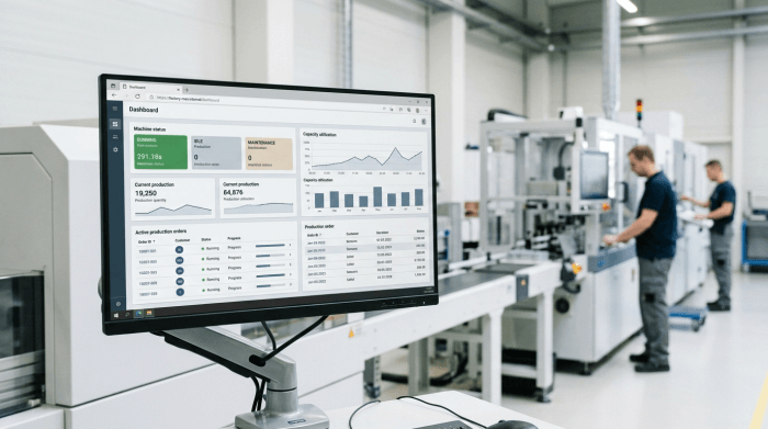 Produktionsdaten-Dashboards
