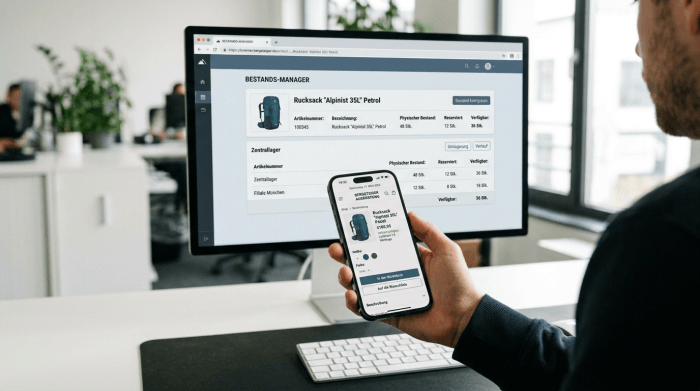 Schnittstelle zwischen Shop und Warenwirtschaft