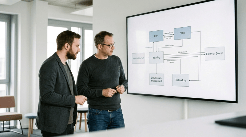 Wir denken nicht in einzelnen Systemen, sondern im Datenfluss Ihres Unternehmens.